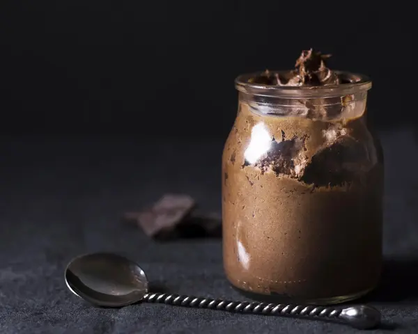 Mousse soyeuse chocolat noisette 